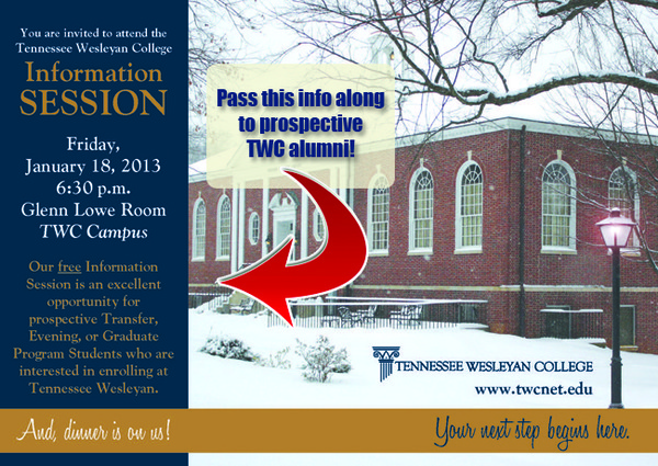 2013.Transfer Evening Info Session 2013.Transfer Evening Info Session